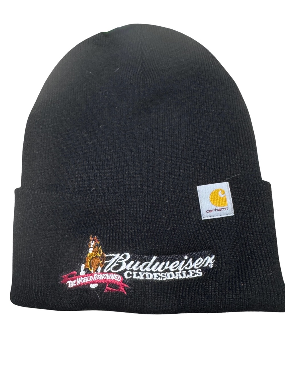 Carhartt Black Budweiser Clydesdales Beanie